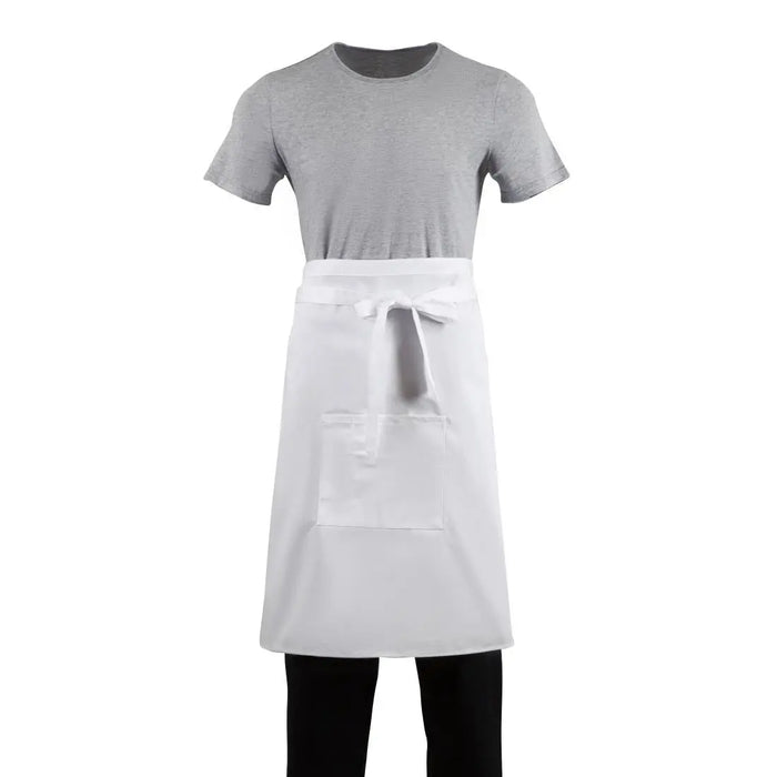 Whites Regular Bistro Apron White  Aprons