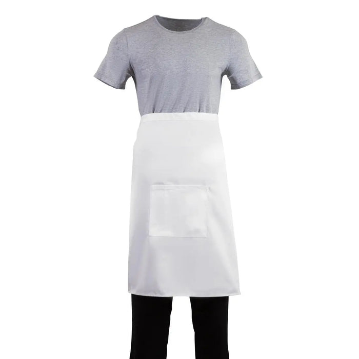 Whites Regular Bistro Apron White  Aprons