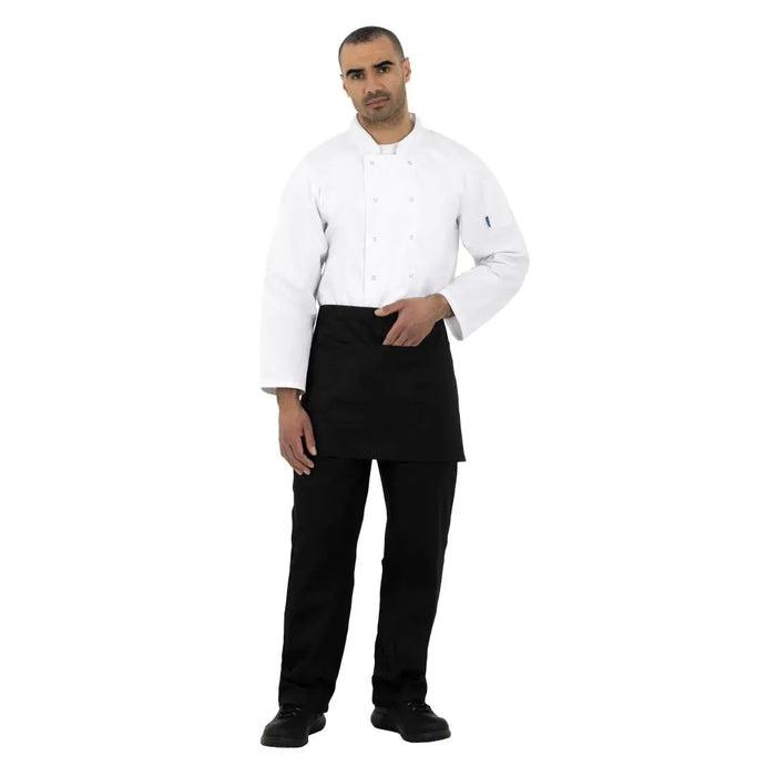 Whites Short Bistro Apron Black