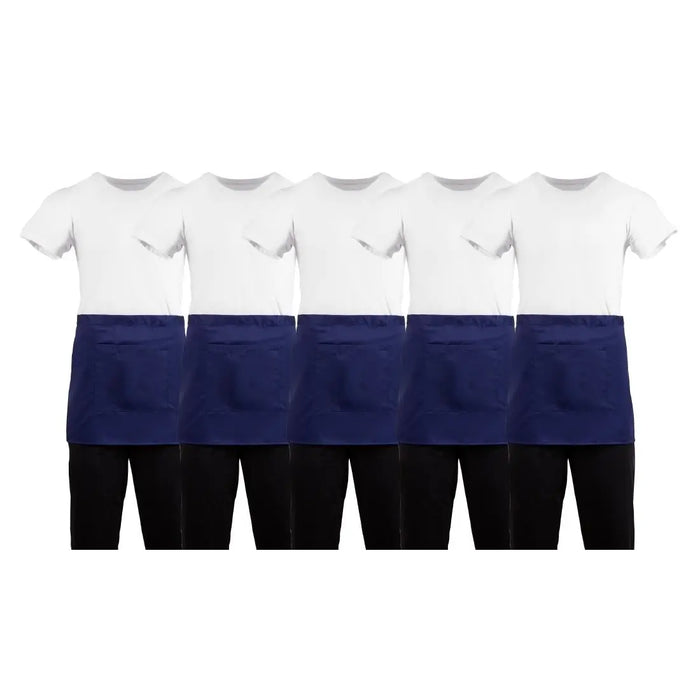 Whites Cotton Canvas Bistro Apron Navy - BA165 - Simply Hospitality NZ