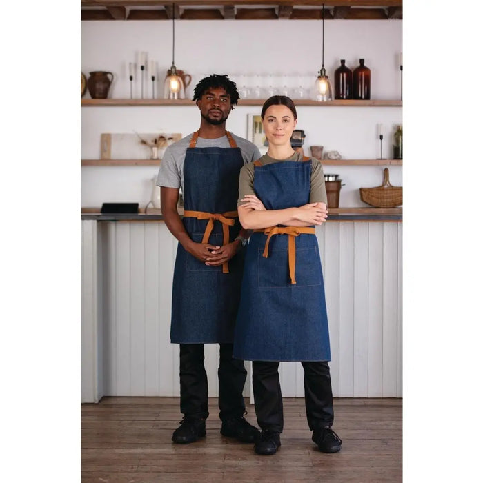 Whites Southside Bib Apron Blue Denim  Aprons