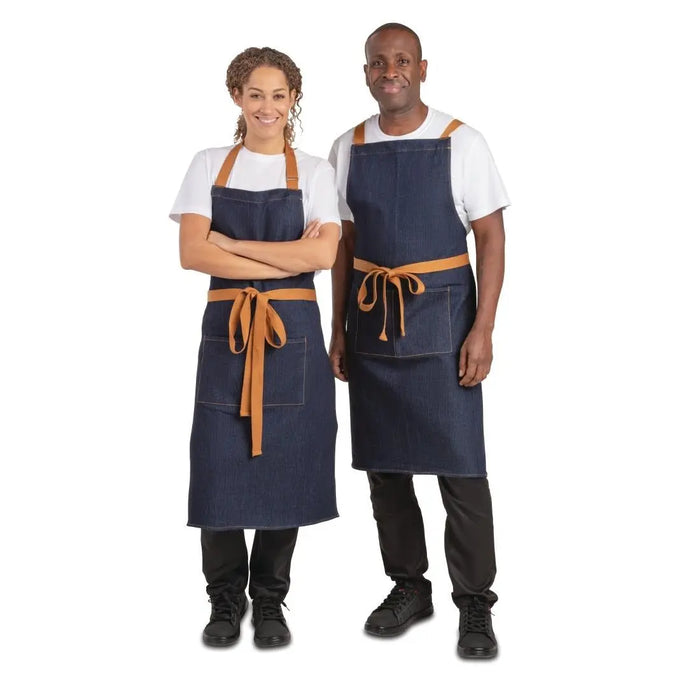 Whites Southside Bib Apron Blue Denim