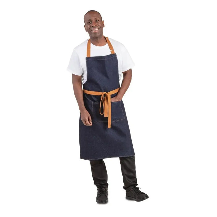 Whites Southside Bib Apron Blue Denim