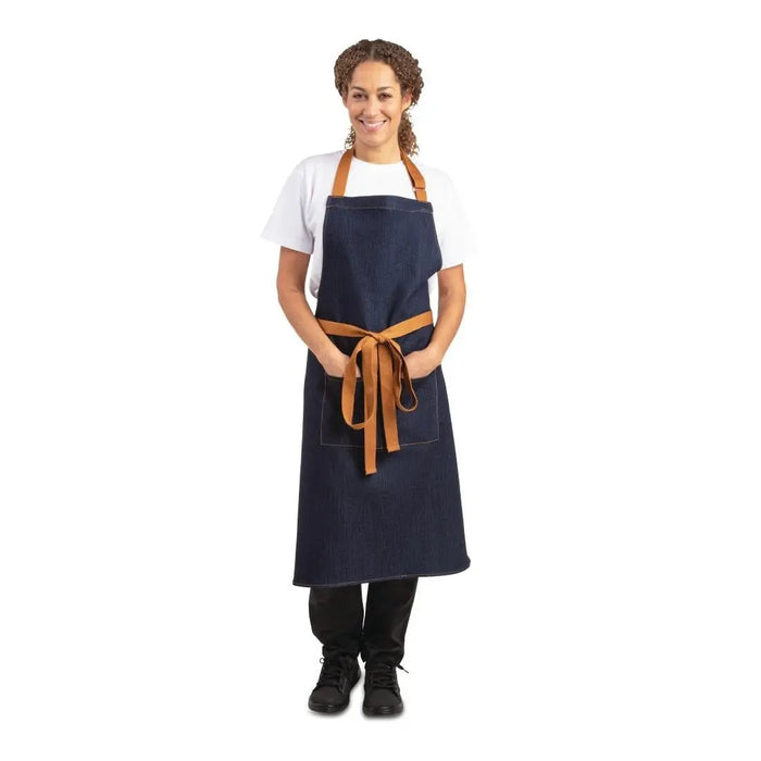 Whites Southside Bib Apron Blue Denim