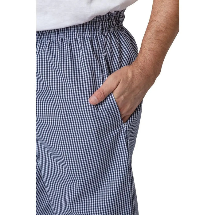 Whites Unisex Vegas Checkered Chef Pants Blue/White  Chef Pants