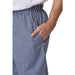 Whites Unisex Vegas Checkered Chef Pants Blue/White  Chef Pants