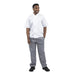 Whites Unisex Vegas Checkered Chef Pants Blue/White  Chef Pants
