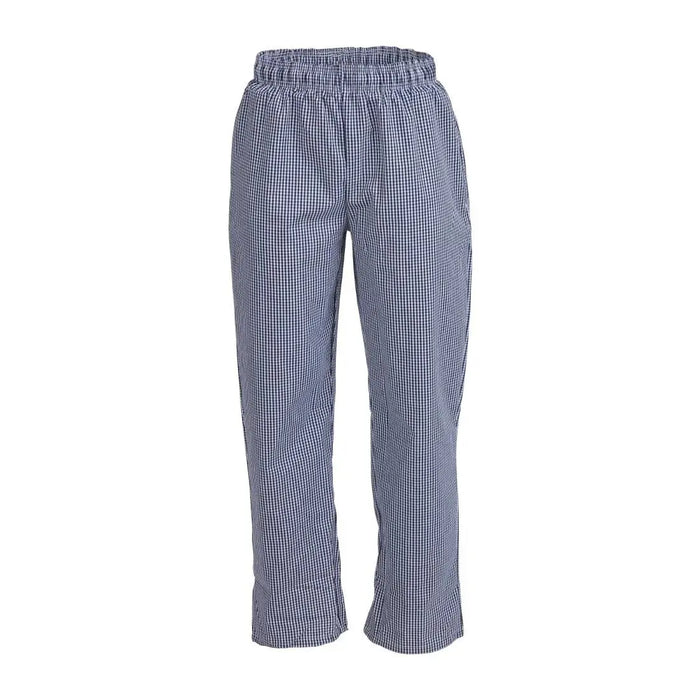 Whites Unisex Vegas Checkered Chef Pants Blue/White  Chef Pants