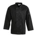 Whites Vegas Unisex Chef Jacket Long Sleeve Black  Chef Jackets and Shirts