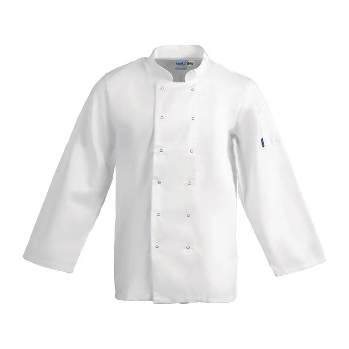 Whites Vegas Unisex Chef Jacket Long Sleeve White  Chef Jackets and Shirts