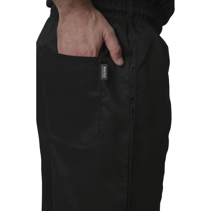 Whites Vegas Unisex Chef Trousers Black  Chef Pants