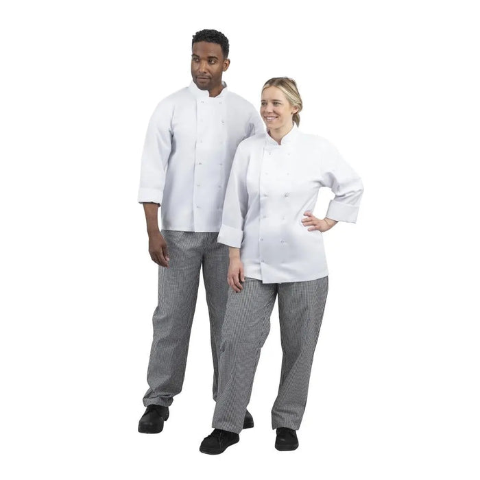 Whites Vegas Unisex Chef Trousers – Black & White Check
