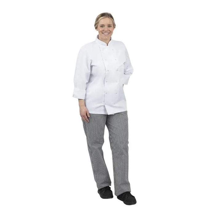 Whites Vegas Unisex Chef Trousers – Black & White Check