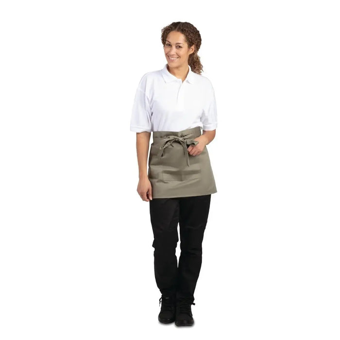 Whites Waist Bistro Apron Olive