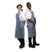 Whites Waterproof Bib Apron Blue Stripe  Aprons