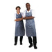 Whites Waterproof Bib Apron Blue Stripe  Aprons