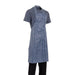 Whites Waterproof Bib Apron Blue Stripe - A580 - Simply Hospitality NZ