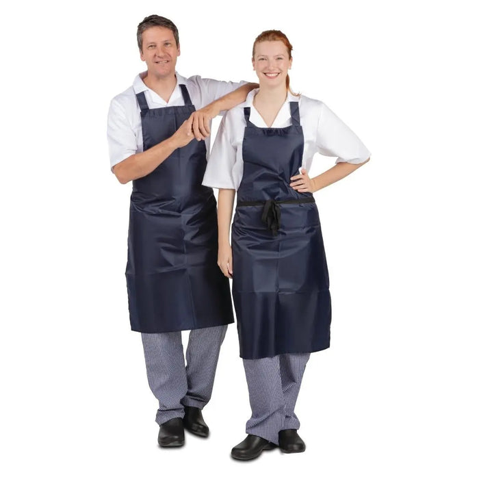 Whites Waterproof Bib Apron Blue  Aprons
