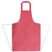 Whites Waterproof Bib Apron Red Stripe  Aprons