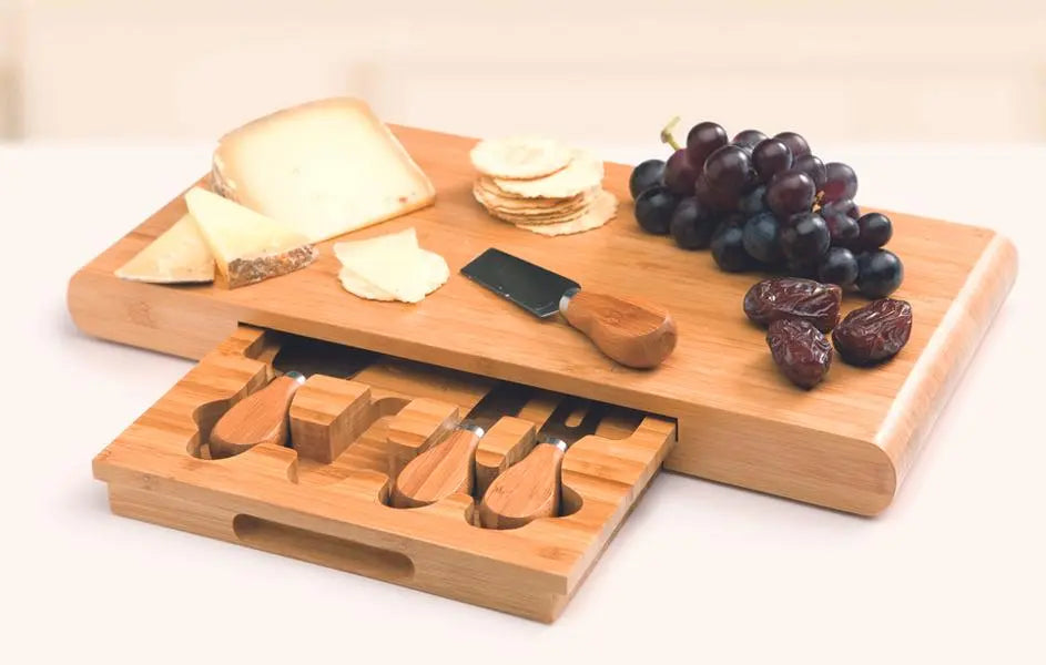 Wiltshire Bamboo 5 Piece Cheese Set 
