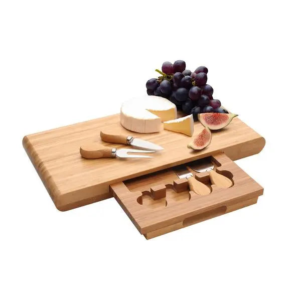Wiltshire Bamboo 5 Piece Cheese Set 