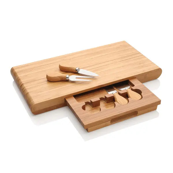 Wiltshire Bamboo 5 Piece Cheese Set 