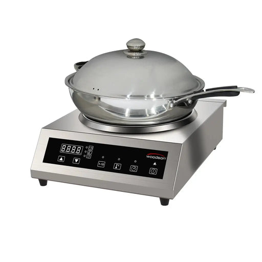 Woodson Countertop Induction Wok WI.WKCT.1.3500.W  Induction Cooking