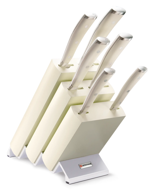 Wusthof Classic Ikon 7 Piece Knife Block Set White  Knife Sets