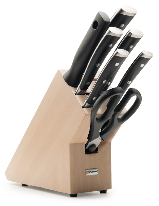 Wusthof Classic Ikon 7 Piece Knife Block Set  Knife Sets