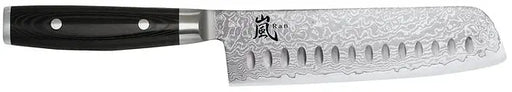 Yaxell RAN Japanese Nakiri Knife 180mm with Ground Hollow  Vegetable Knives