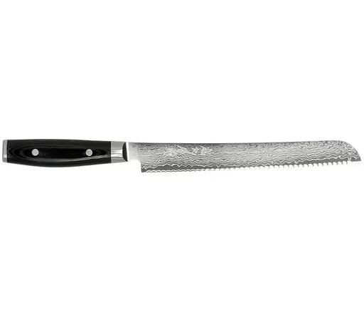 Yaxell RAN PLUS Japanese Damascus Bread Knife 230mm  Bread Knives