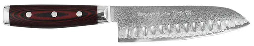 Yaxell Super GOU Japanese Damascus Santoku 165mm Hollow Ground  Santoku Knives