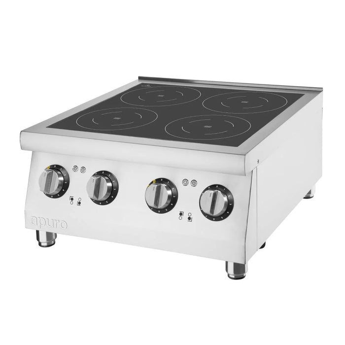Apuro 4 Zone Induction Hob 2 x 3kW - CU558-A - Simply Hospitality NZ