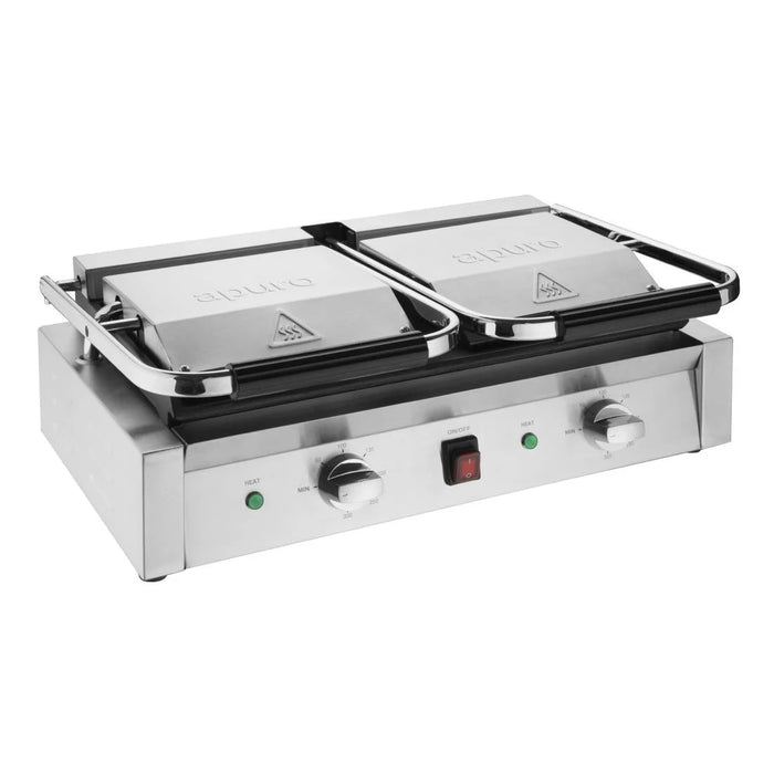 Apuro Bistro Double Contact Grill - CU606-A - Simply Hospitality NZ