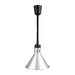 Apuro Conical Retractable Heat Shade Silver Finish - DY464-A - Simply Hospitality NZ