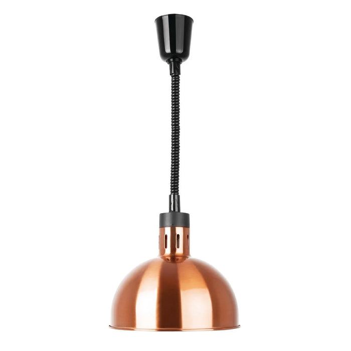 Apuro Retractable Dome Heat Shade Copper Finish - DY460-A - Simply Hospitality NZ