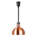 Apuro Retractable Dome Heat Shade Copper Finish - DY460-A - Simply Hospitality NZ