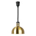 Apuro Retractable Dome Heat Shade Pale Gold Finish - DY462-A - Simply Hospitality NZ