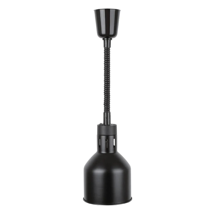 Apuro Retractable Heat Lamp Matte Black Finish - DR759-A - Simply Hospitality NZ