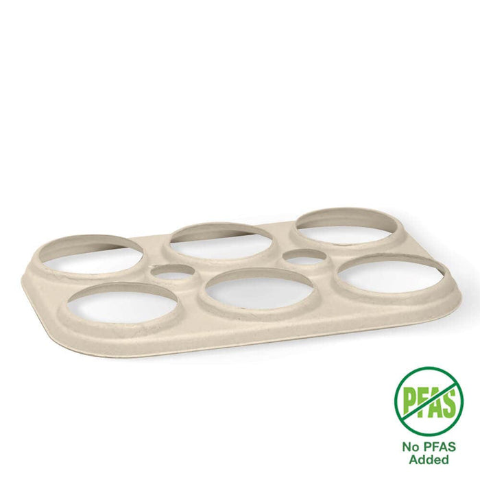 BioPak BioCane Beer Ring Holders – 6-Pack Plant Fibre Beer Ring Holder