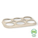 BioPak BioCane Beer Ring Holders – 6-Pack Plant Fibre Beer Ring Holder