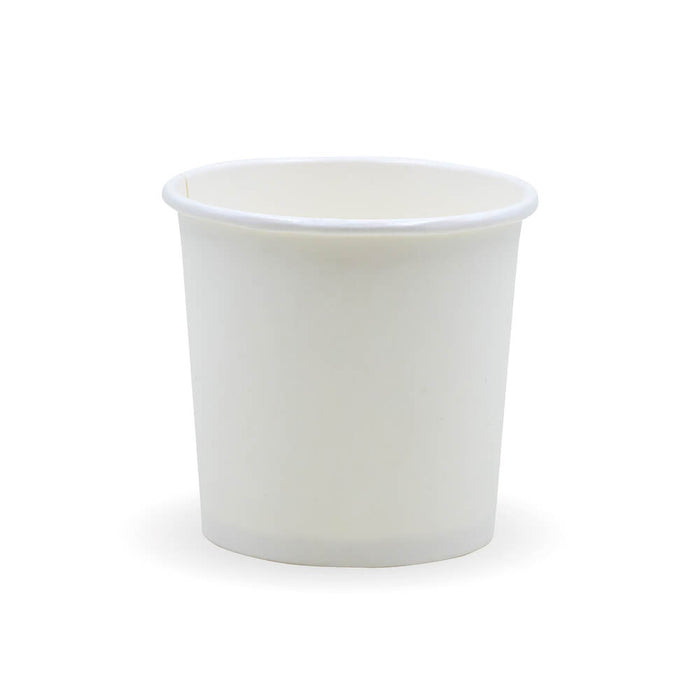 BioPak Paper Sauce Cups – 120ml paper sauce cup – white