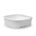 BioPak BioBoard Square Container Bases – 1,000ml White BioBoard Square Takeaway Base