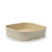 BioPak BioBoard Square Container Bases – 750ml Kraft BioBoard Square Takeaway Base