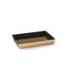BioPak BioBoard Sushi Trays – Small sushi tray FSC Mix - kraft and black