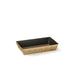 BioPak BioBoard Sushi Trays – Extra small sushi tray FSC Mix - kraft and black