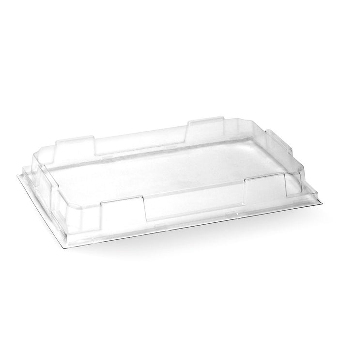 BioPak BioBoard Sushi Tray Lids – Large sushi tray PET lid – clear
