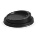BioPak PS Hot Cup Lids – 90mm – Standard – Black