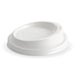 BioPak PS Hot Cup Lids – 90mm – Standard – White