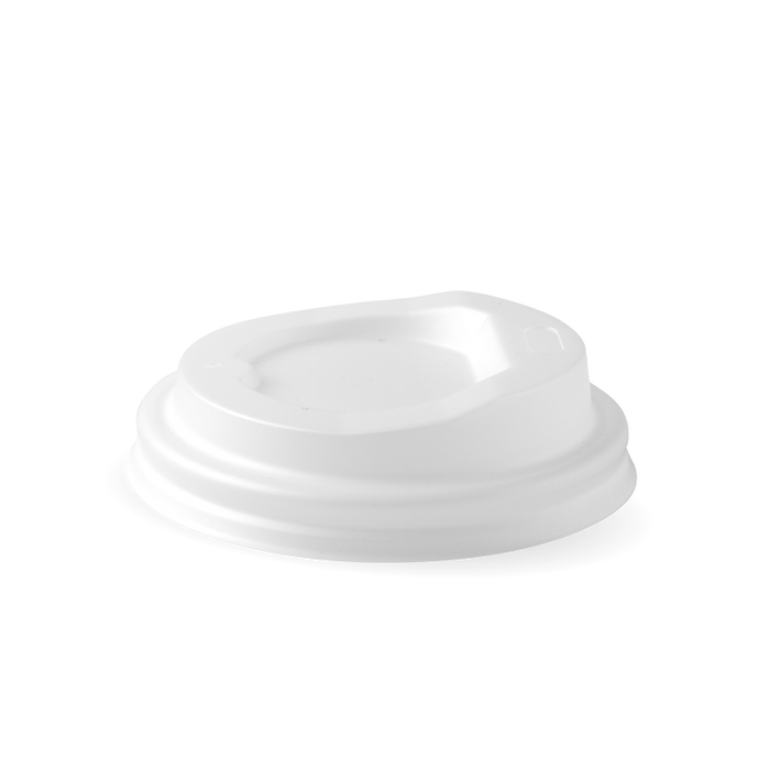 BioPak PLA Hot Cup Lids – 62mm – Standard – Opaque